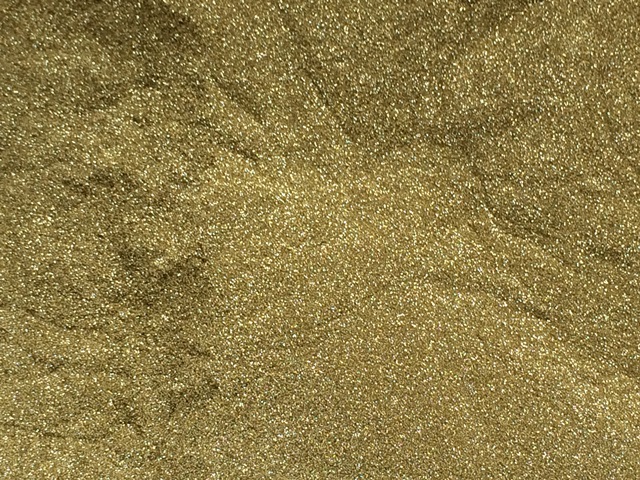 Sweet Poppy Stencil: Satin Glitters Soft Gold