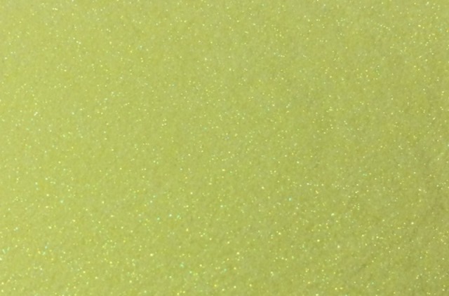 Sweet Poppy Stencil: Satin Glitters Light Yellow