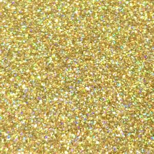 Sweet Poppy Stencil: Satin Glitters Gold Holographic
