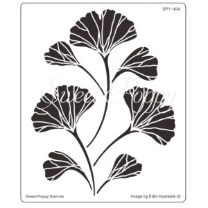 Ginkgo Leaves Stencil